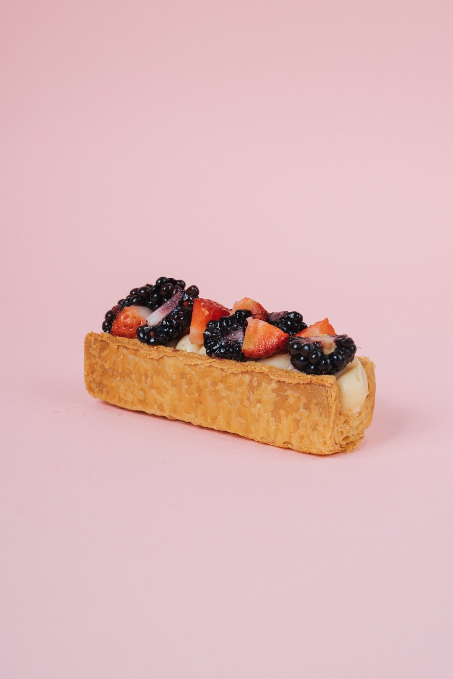 Milhoja de Frutos Rojos