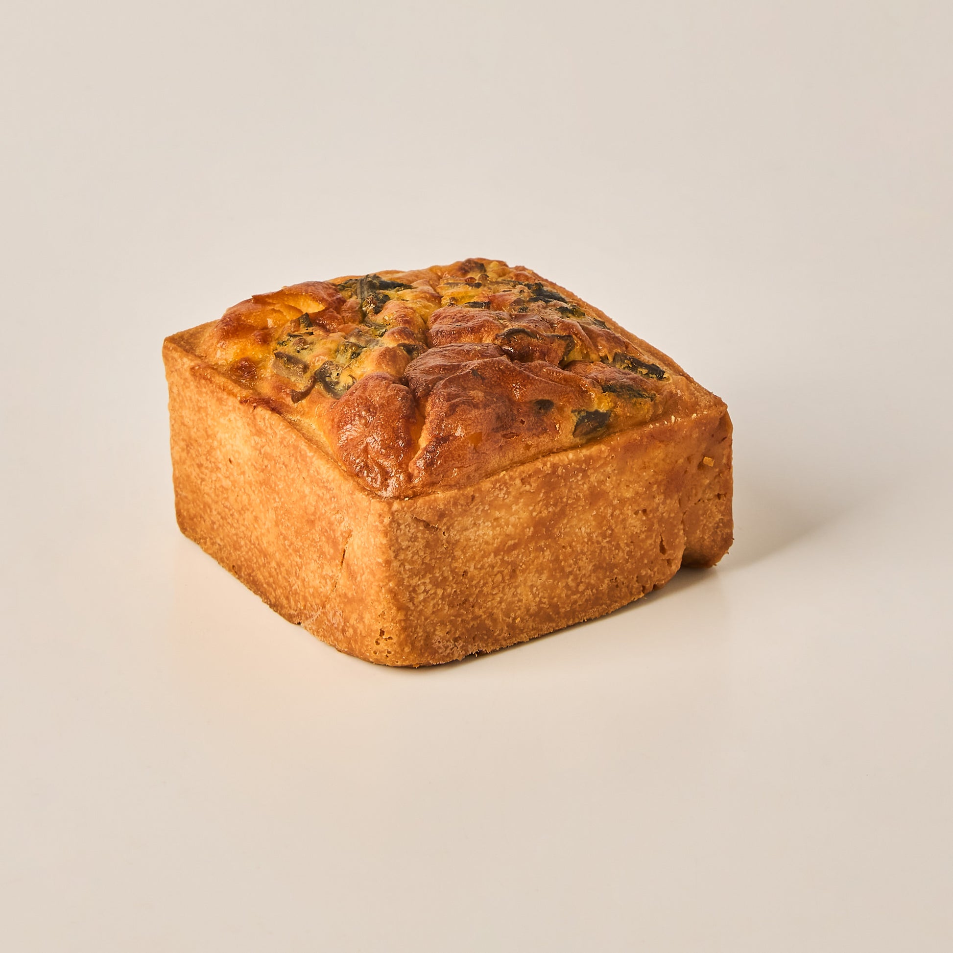 Porción de Quiche Hongo y Espinaca