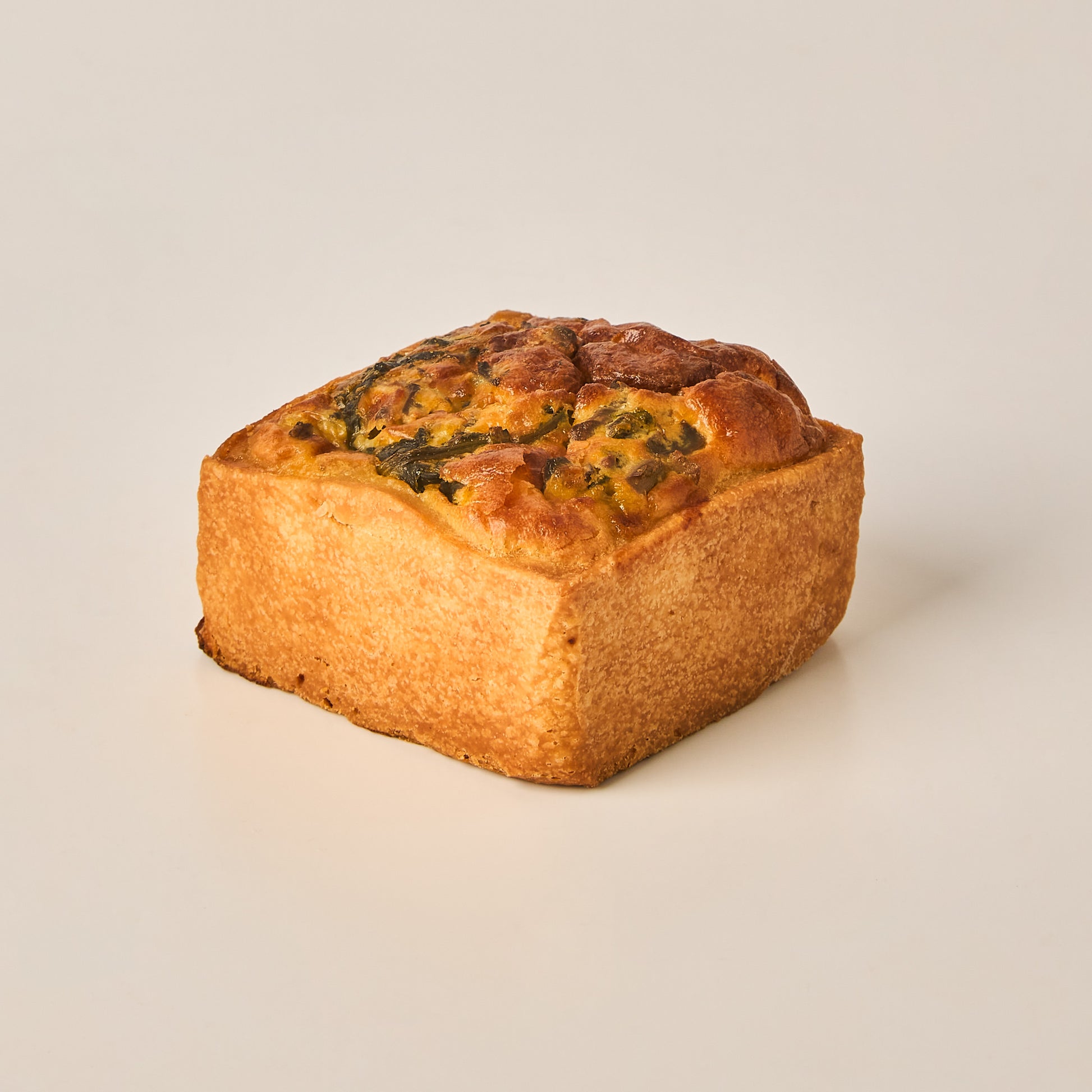 Porción de Quiche Hongo y Espinaca
