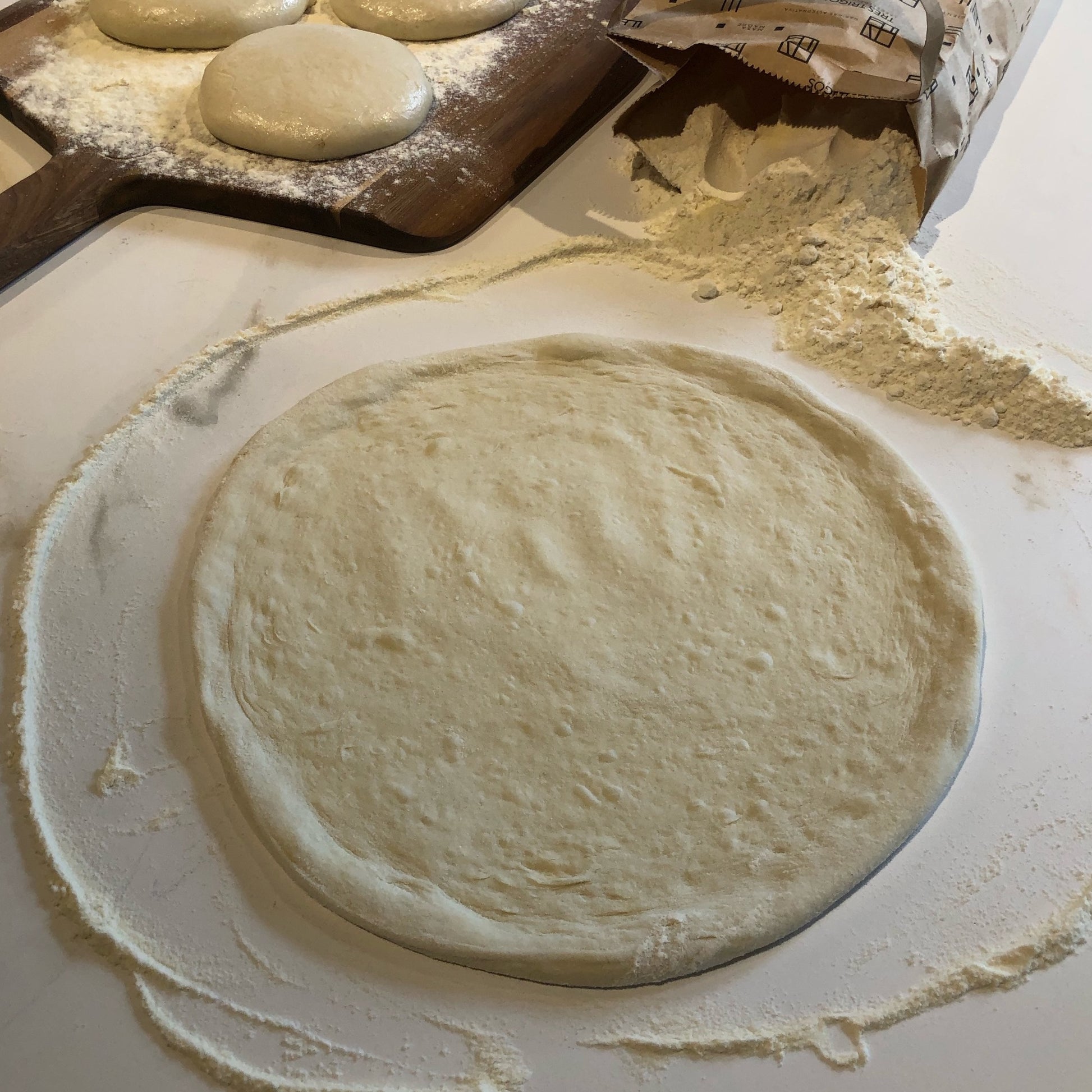 Masa pizza congelada x5 UND